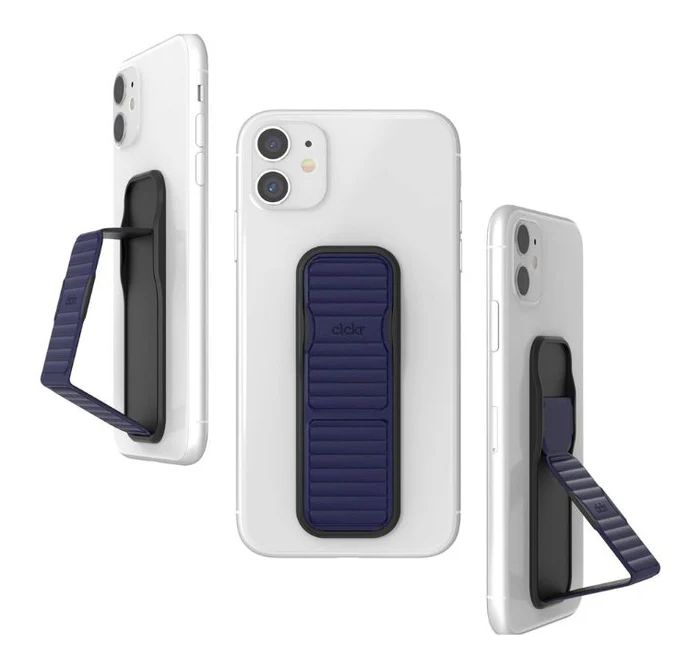 Clckr Stand & Grip Pebbled Line Phone Grip