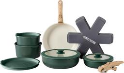 Country Kitchen Cookware Set with Removable Handle