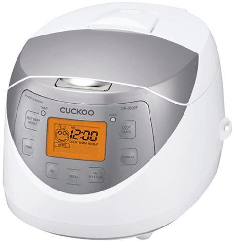 Cuckoo Electric Rice Cooker CR-0632F - Excellent - White/Silver