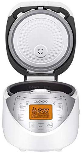 Cuckoo Electric Rice Cooker CR-0632F - Excellent - White/Silver