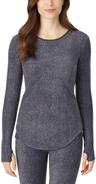 Cuddl Duds Fleecewear with Stretch Long Sleeve Crew