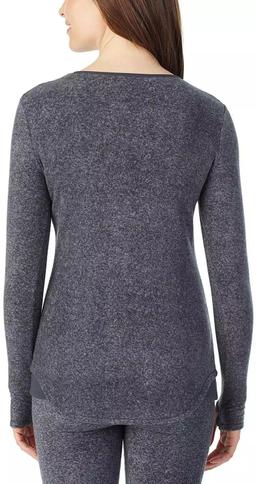 Cuddl Duds Fleecewear with Stretch Long Sleeve Crew