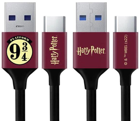 Harry Potter 1M USB to Type-C Charging Cable 16 DC - Black - Brand New