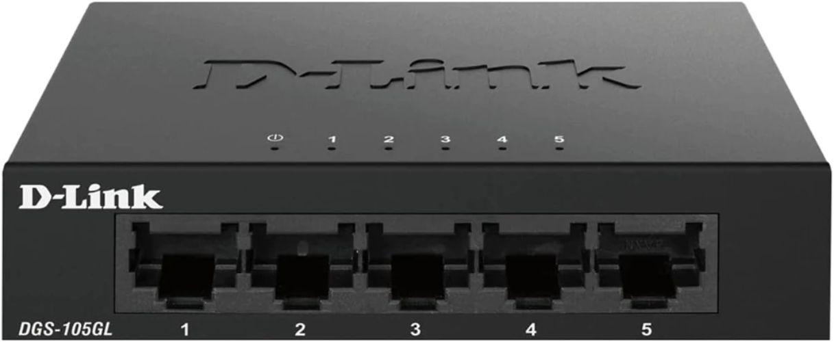 D-Link DGS-105GL 5-Port Gigabit Desktop Switch