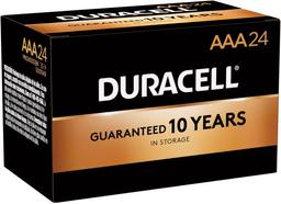 Duracell Coppertop Alkaline AAA Batteries 24pk - Brand New - Black