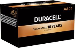 Duracell Coppertop Alkaline AA Batteries 24pk - Brand New - Black