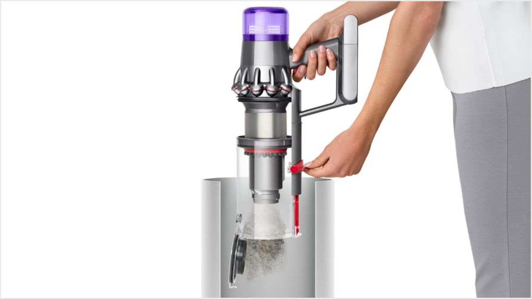 Dyson V11 Advanced Cordless Stick Vacuum Cleaner - Nickel/Purple