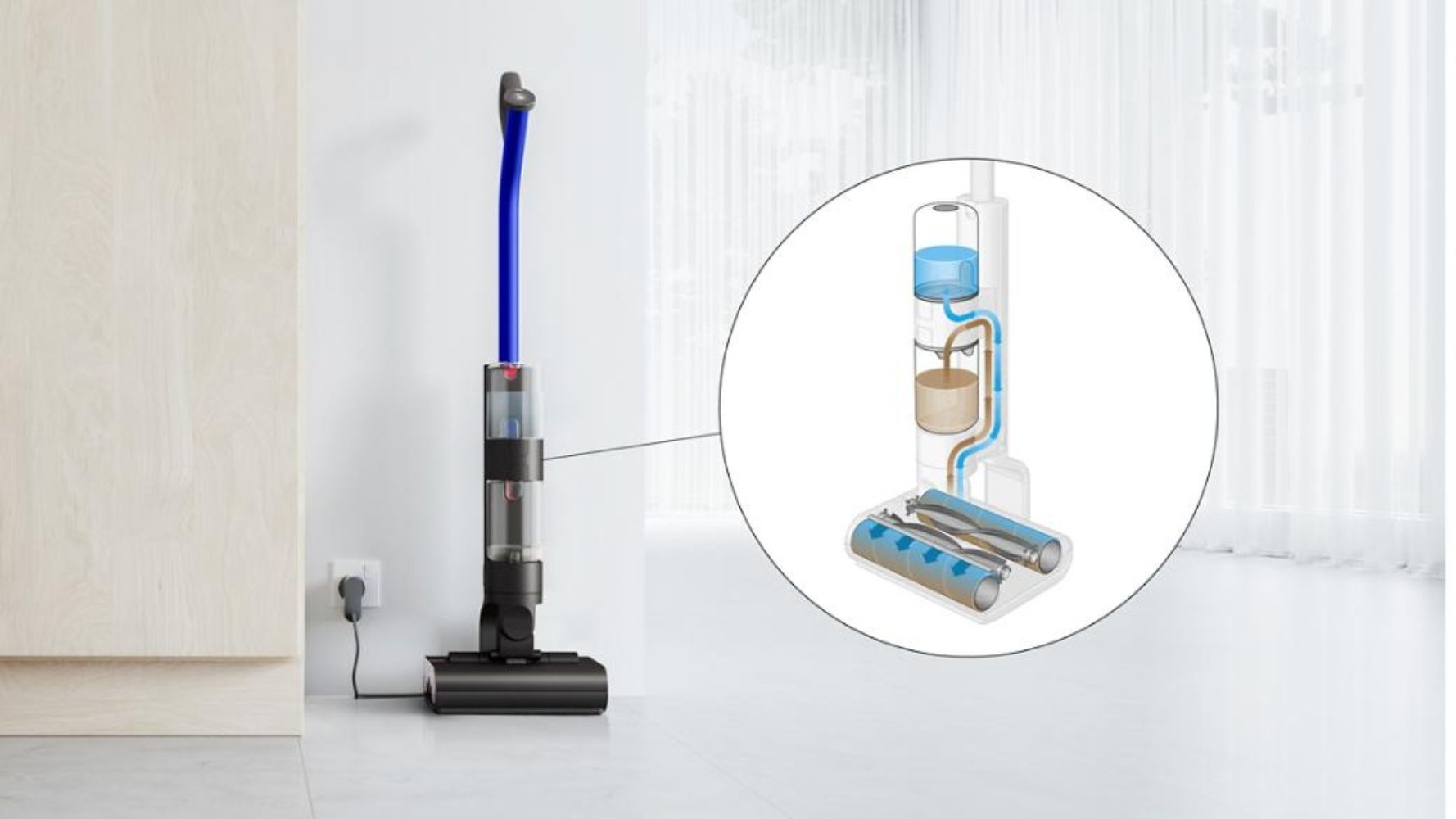 Dyson WashG1 Wet Floor Cleaner - Ultra Blue/Matt Black