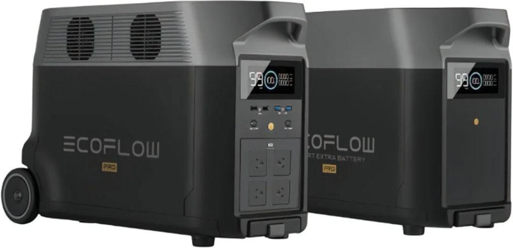 EcoFlow  Delta Pro + Smart Extra Battery Bundle - Black - Brand New