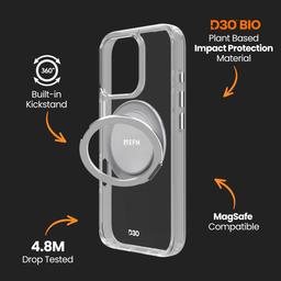EFM EFM Alta with D3O Bio Phone Case for iPhone 16 Pro