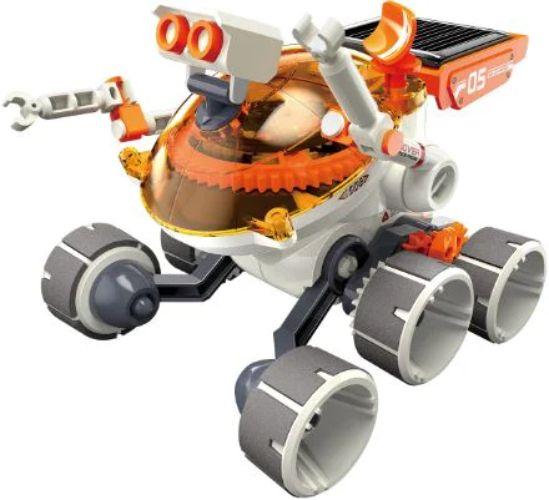 Elenco  Solar Mars Rover - Build it and watch him go! - Orange/White - Brand New