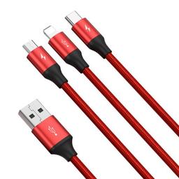 Extreme 3in1 Charge n Sync Cable (1.2m) - Reebelo New Zealand