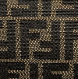 Fendi Zucca Calfskin Baguette Shoulder Bag