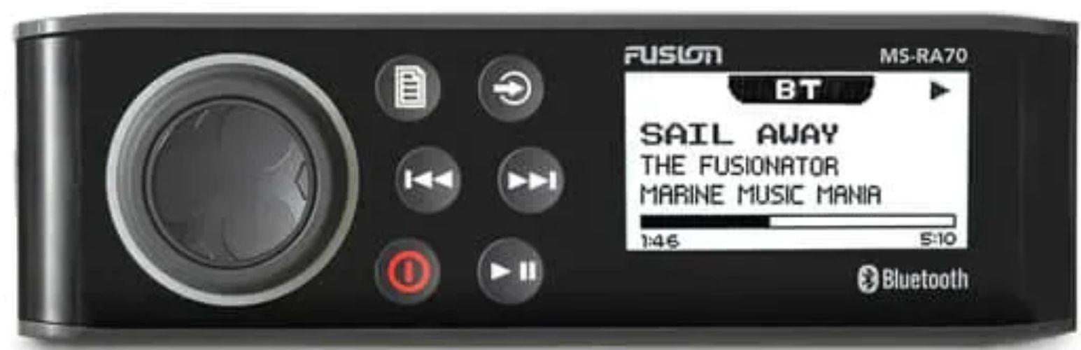 Fusion  Marine Stereo MS-RA70 - Black - Brand New