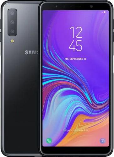 Galaxy A7 (2018) 128GB in Black in Good condition