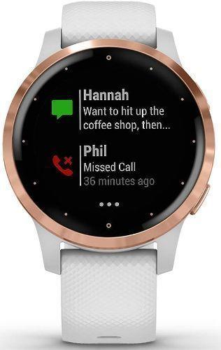 Garmin Vivoactive 4S Smartwatch Fiber-reinforced Polymer 40mm in Light Gold