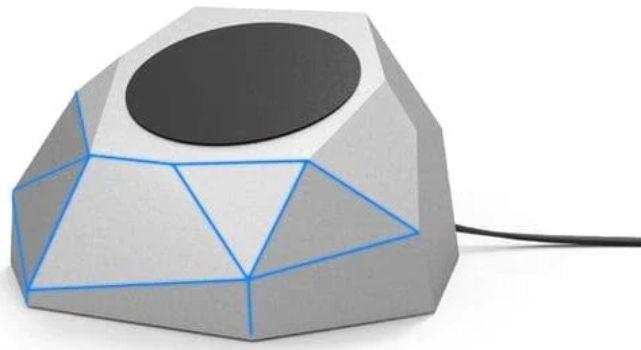 Xoopar  GEO Wireless Charging Dock - Silver - Brand New