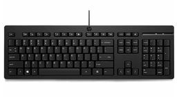 HP 125 266C9AA USB Wired Keyboard - Black