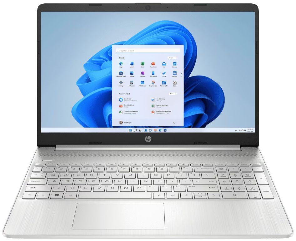 HP 15s-eq3018AU Laptop 15.6" - AMD Ryzen 7 5825U 2.0GHz - 512GB - Natural Silver - 16GB RAM - 15.6 Inch - Excellent