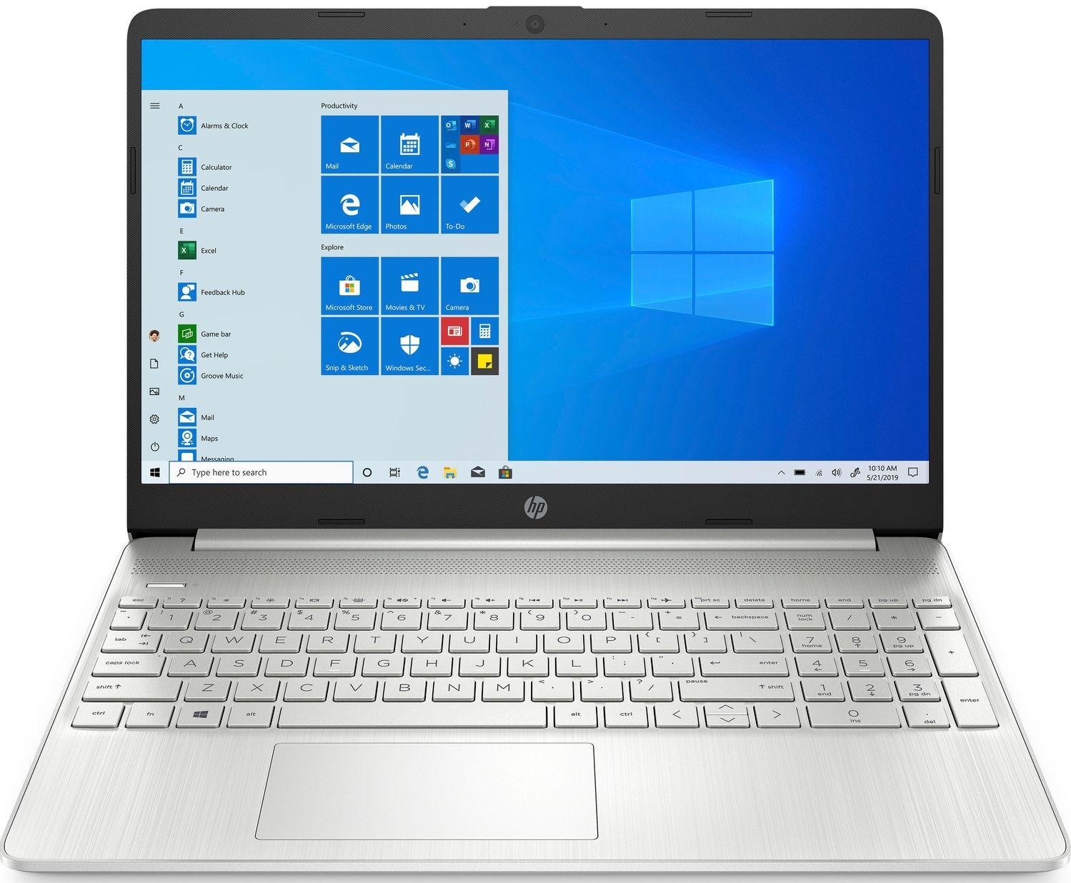 HP  15s-fq4006TU Laptop 15.6" - Intel Core i7-1195G7 2.9GHz - 256GB - Natural Silver - 8GB RAM - 15.6 Inch - Excellent