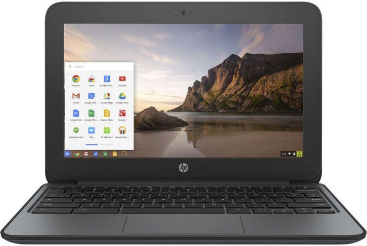 HP  Chromebook 11 G4 EE Laptop 11.6" - Intel Celeron N2840 2.16GHz - 16GB - Gray - 4GB RAM - Excellent