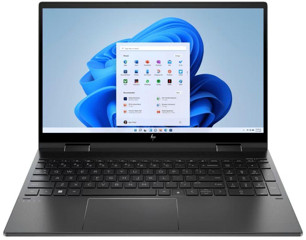 HP  Envy x360 15-ee1027AU 2-in-1 Laptop 15.6" - AMD Ryzen 5 5500U 2.1GHz - 512GB - Nightfall Black - 16GB RAM - 15.6 Inch - Excellent