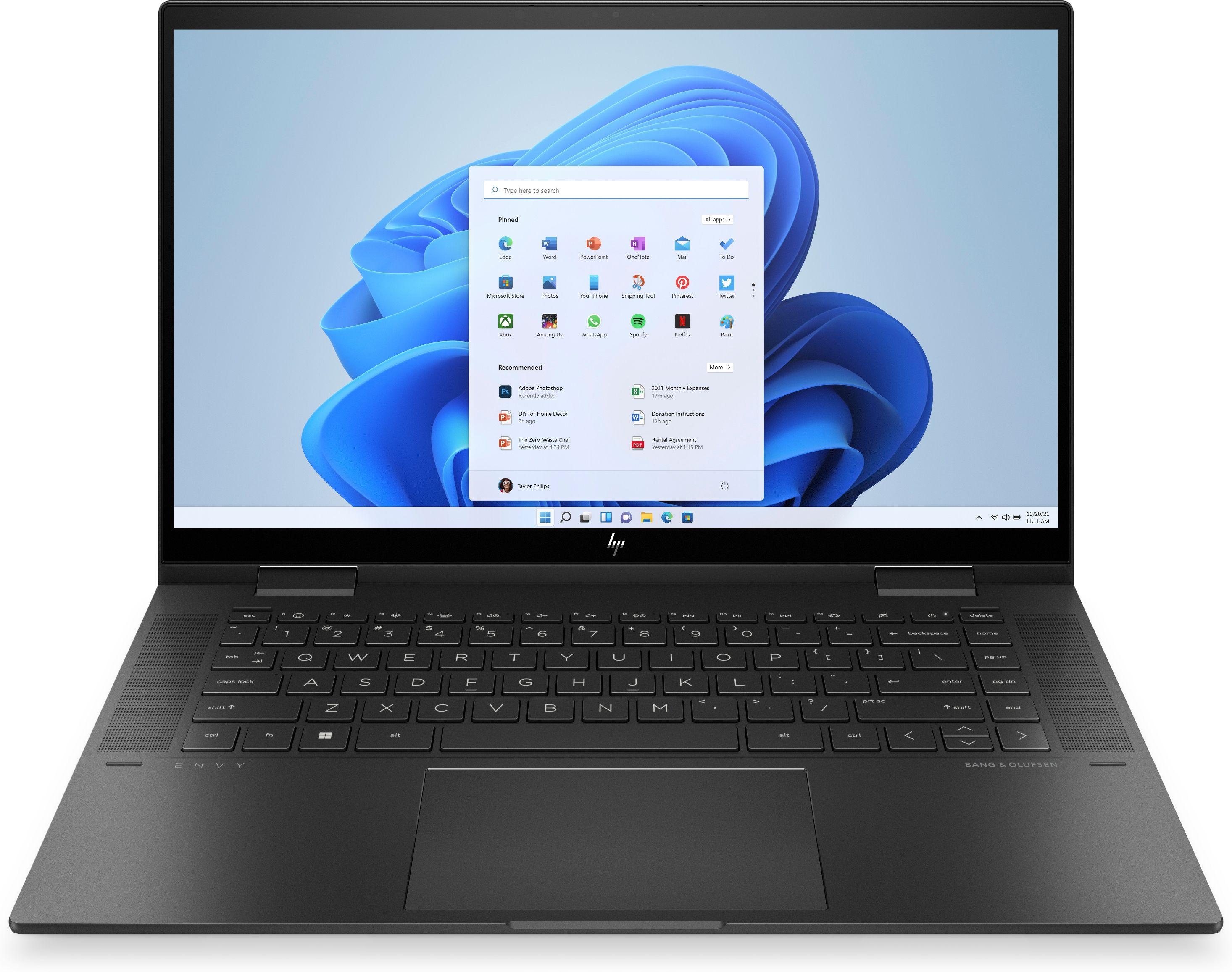 HP  Envy x360 15-ey0004AU 2-in-1 Laptop 15.6" - AMD Ryzen 7 5825U 2.0GHz - 512GB - Nightfall Black - 16GB RAM - 15.6 Inch - Excellent
