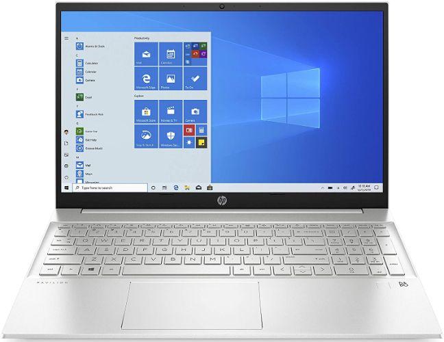 HP  Pavilion 15-eh0010nr Laptop 15.6" - AMD Ryzen 5 4500U 2.1GHz - 512GB - Natural Silver - 16GB RAM - Excellent