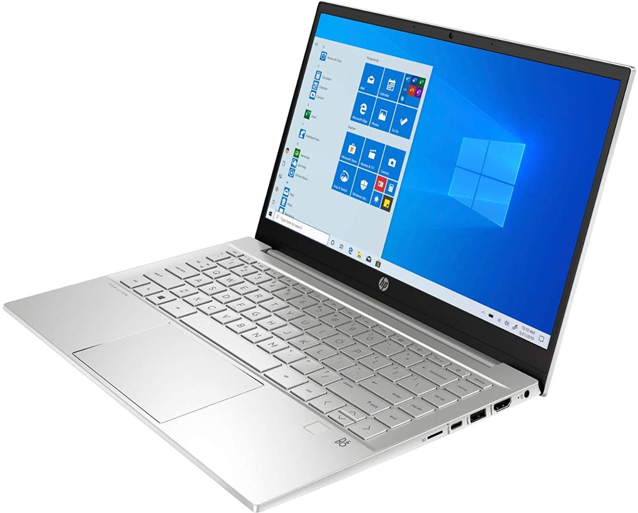 HP Pavilion Laptop 14-ec0xxx 14" - Natural Silver - AMD Ryzen 5 5500U 2.1GHz - 8GB RAM - 500GB