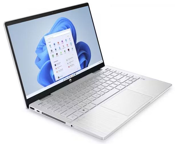 HP Pavilion x360 2-in-1 14-EK0108TU Laptop 14" - Natural Silver - Intel Core i7-1255U 3.5GHz - 16GB RAM - 256GB