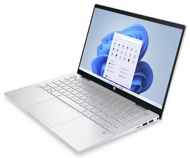 HP Pavilion x360 2-in-1 14-EK0108TU Laptop 14" - Natural Silver - Intel Core i7-1255U 3.5GHz - 16GB RAM - 256GB