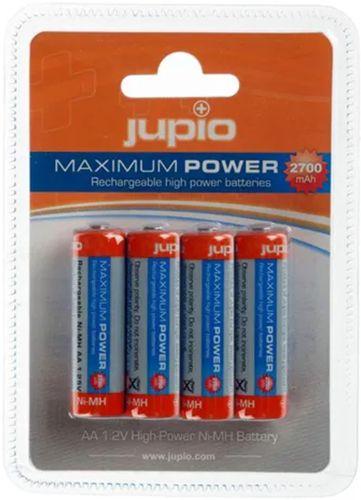 Jupio  Rechargable Battery AA (4Packet) - Blue/Grey - Brand New