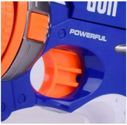 KidsPlay Toy Revolver with Foam Bullets - Blue