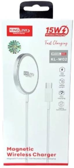 Refurbished Kinglink KLW02 15W Magnetic Wireless Charger Pad (1M) - Reebelo New Zealand