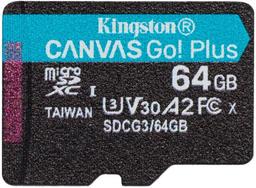 Kingston Canvas Go! Plus microSD Memory Card - 128GB - Black