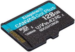 Kingston Canvas Go! Plus microSD Memory Card - 128GB - Black