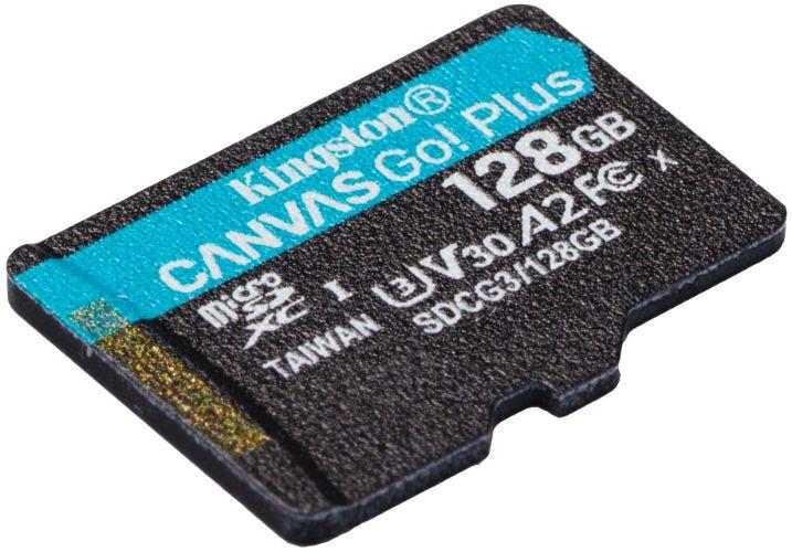 Kingston Canvas Go! Plus microSD Memory Card - 128GB - Black