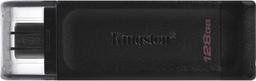 Kingston DataTraveler 70 USB-C Flash Drive - 128GB - Black
