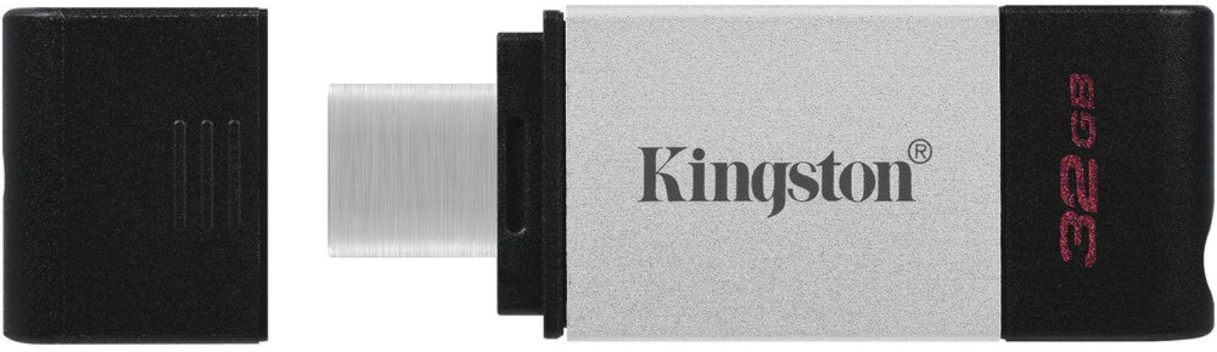 Kingston  DataTraveler 80 USB-C Flash Drive - 64GB - Silver - Brand New