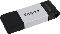 Kingston DataTraveler 80 USB-C Flash Drive - 64GB - Silver