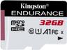 Kingston High-Endurance microSD Memory Card - 64GB - White