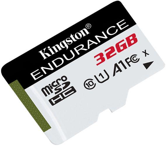 Kingston High-Endurance microSD Memory Card - 32GB - White