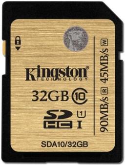 Kingston SDHC/SDXC Class 10 UHS-I Card - 64GB - Black