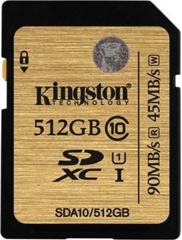 Kingston SDHC/SDXC Class 10 UHS-I Card - 64GB - Black