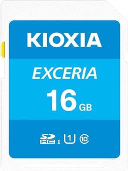 Kioxia EXCERIA SD Memory Card for DSLR Video Camera - 32GB - White