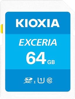 Kioxia EXCERIA SD Memory Card for DSLR Video Camera - 32GB - White