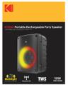 KODAK PRPS-1774 Subwoofer Mini Tower Party Speaker 4"