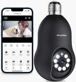 LaView Wireless Bulb Security Camera 360° LV-PWL2