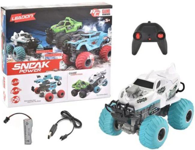 LEADON Cross Country Offroad Smash Up RC Buggy 1:16 - White/Blue