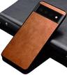 Leather Soft Phone Case for Google Pixel 6A - Tan